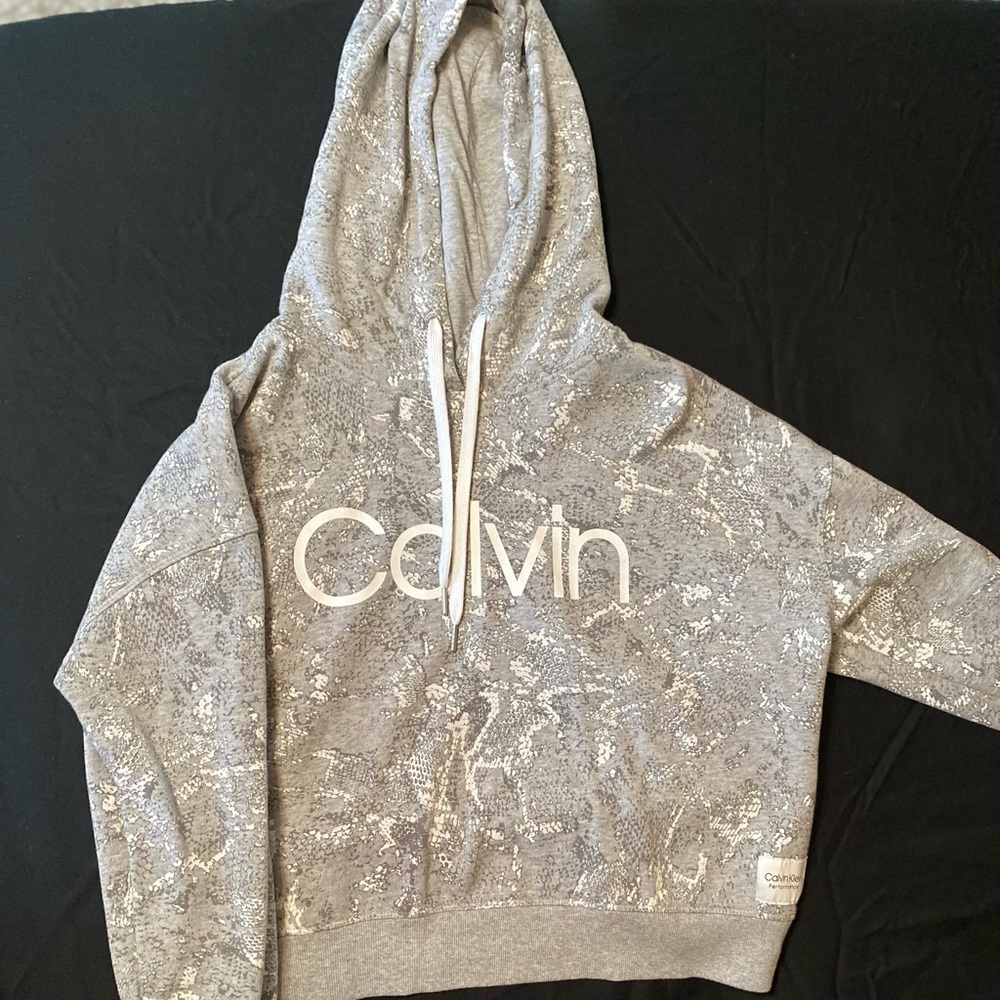 Calvin klein crop hoodie